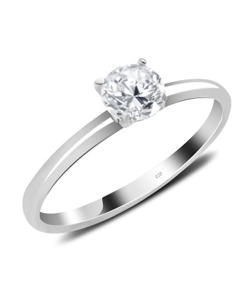 Splendid CZ Silver Ring SCR-102